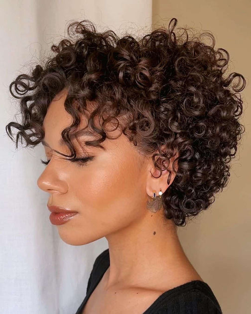 Pixie Cut Hairstyle: The Best Choice for Curly Human Hair – ashimaryhair