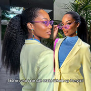 Flash Sale Pre Plucked 360 Lace Frontal Wig with Baby Hair Brazilian Any Style