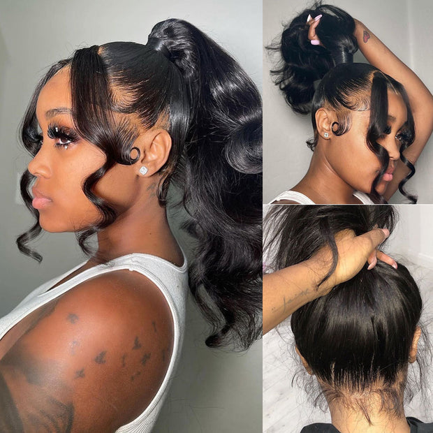 Flash Sale Pre Plucked 360 Lace Frontal Wig with Baby Hair Brazilian Any Style