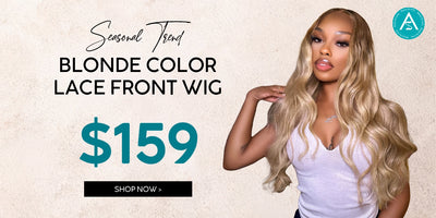 New In Blonde Lace Front Wig