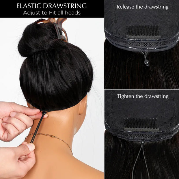 Ashimary 13x4 Lace Elastic Drawstring Pull Go Wig