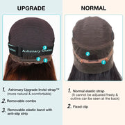 360 Lace Frontal Upgrade Wig Cap 2.0 Invisi Strap Human Hair Wig Comparison