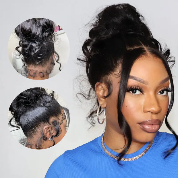 Face Framing Body Wave Invisi Strap Snug Fit 360 Lace Wig