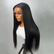 Flash Sale 13x4 Real HD Lace Frontal Straight Pre Plucked Parting Max Human Hair Wig