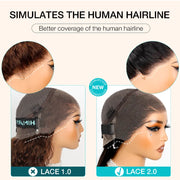 Water Wave Invisi-Strap? Snug Fit 360 Transparent Lace Frontal Bleached Knots Pre Cut Lace Wig