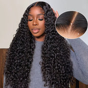 Flash Sale Pre Plucked 5x5 Transparent Lace Closure Invisible Knots & Natural Hairline Human Hair wig