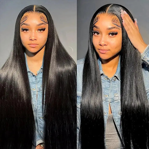 Flash Sale 5x5 HD Lace Closure Straight / Body Wave Wig Pre Plucked Human Hair Wig