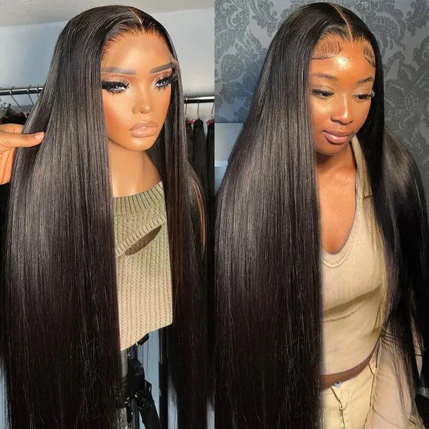 Flash Sale 5x5 HD Lace Closure Straight / Body Wave Wig Pre Plucked Human Hair Wig