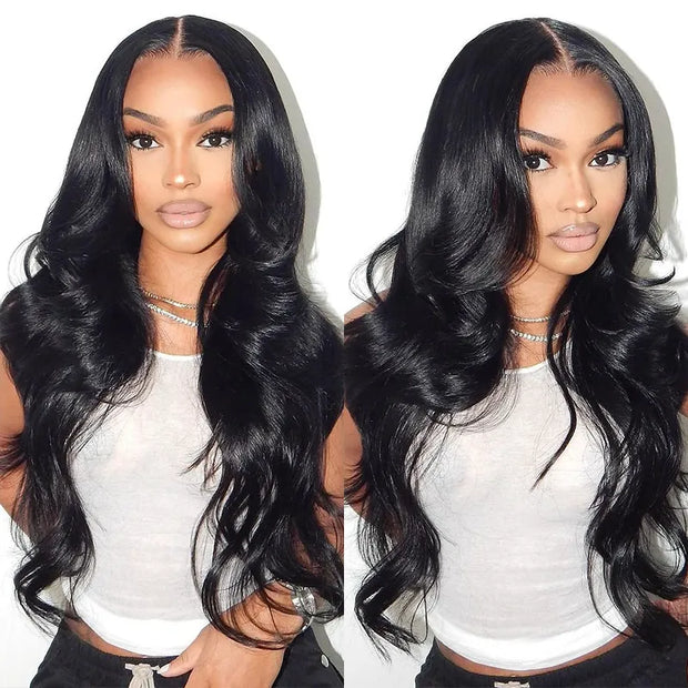 Double Drawn Body Wave Front Wig 15A Transparent HD 13*4 Lace Wig