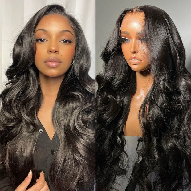 Flash Sale 13x4 Transparent Lace Frontal All Texture Pre Plucked Human Hair Wig