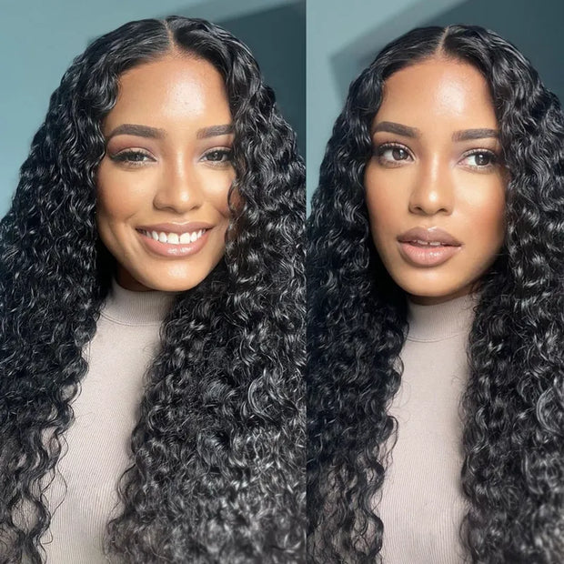 Flash Sale 13x4 Transparent Lace Frontal All Texture Pre Plucked Human Hair Wig