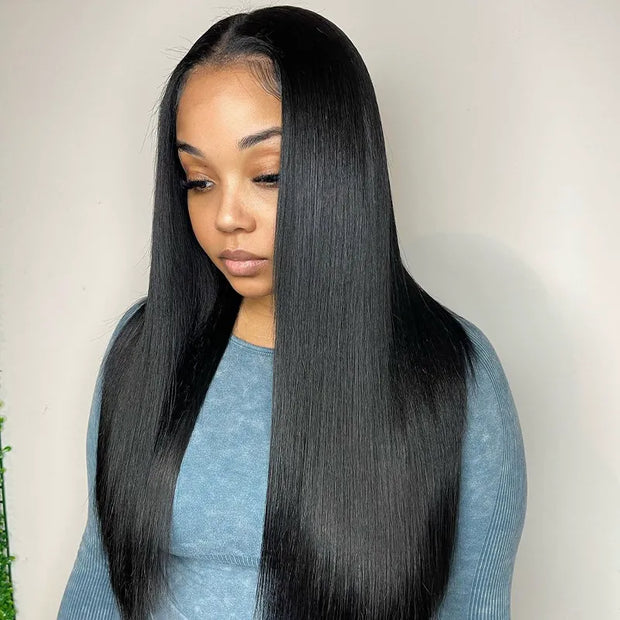 Flash Sale Straight / Body Wave 5x5 Transparent Lace Closure Wig Affordable Human Hair