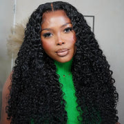 Flash Sale Water Wave 5x5 Transparent Lace Closure Wig Affordable Human Hair 18-22 Inch