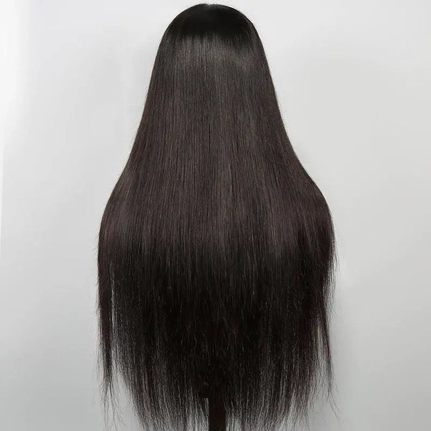 Flash Sale 13x4 Real HD Lace Frontal Straight Pre Plucked Parting Max Human Hair Wig