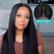 Beginner Friendly V Part Human Hair Wig