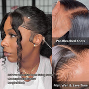 Water Wave Invisi Strap Snug Fit 360 Transparent Lace Frontal Wig