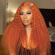 Deep Wave 13*4 13*6 Curly Ginger Color Wig Lace Wigs