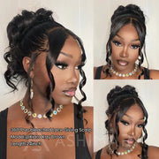 Face Framing Body Wave Invisi Strap Snug Fit 360 Transparent Lace Frontal Bleached  Knots Pre Cut Lace Wig