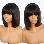 Pull Go 3x1 Minimal Lace Wig Pre-Cut Layers Mocha Brown Ombre 