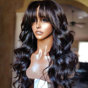 Flash Sale Throw on & Go Body Wave Wig with Bangs Cost-effective Wig Ashimary