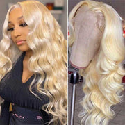Flash Sale 613 Blonde 13x6 HD Transparent Lace Frontal Human Hair Wig 180% Density