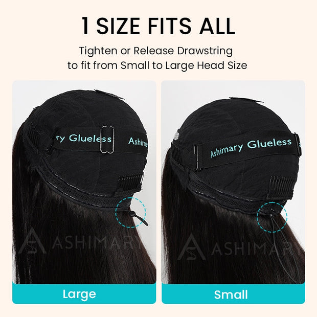 Flash Sale Ashimary 0 Skill Needed V Part Glueless Wig Short Bob Human Hair