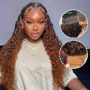 Glueless 360 Invisi Strap Upgrade Cap Lace Frontal Wig 