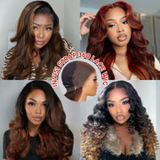 Flash Sale Highlight 360 Skin Lace Invisi-Strap Cozy Snug Fit Pre-Bleached & Pre-Plucked Human Hair Wig