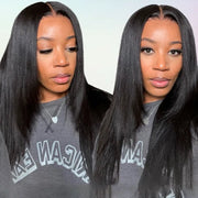 Flash Sale Yaki Straight 6x4.5/4x4/13x6 Transparent Bye Bye Knots Put On and Go 