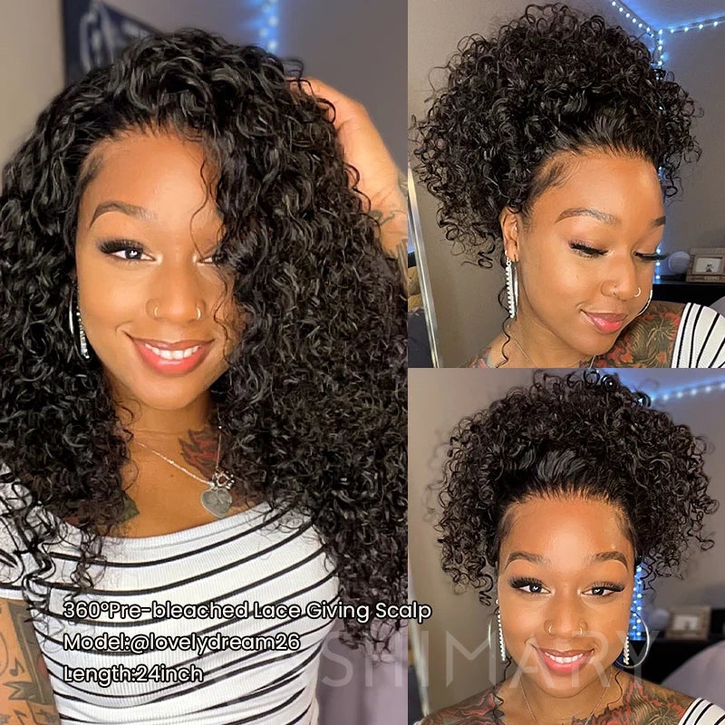 360 black lace wig wavy hotsell dream