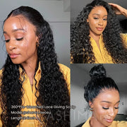 Snug Fit 360 Transparent Lace Frontal Bleached Knots Pre Cut Lace Wig