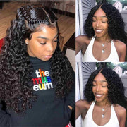 360 Lace Frontal Wig Human Hair Water Wave Wigs Natural Hair-AshimaryHair.com