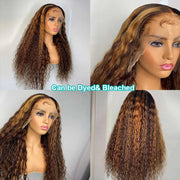 Water Wave 360 Lace Front Wig 100 Human Hair 180% 150% 250%Density