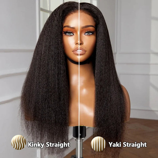 Flash Sale Yaki Straight 6x4.5/4x4/13x6 Transparent Bye Bye Knots Put On and Go 