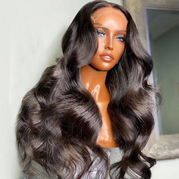 HD Transparent Lace Wigs | 5*5 Closure Wig Body Wave -Ashimary Hair ...