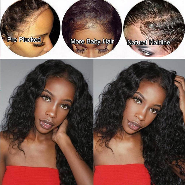 13*6 Lace Front Wigs Water Wave Brazilian Human Hair -AshimaryHair.com ...
